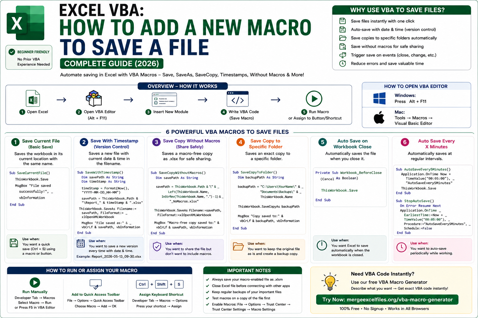 How to Add a New Macro to Save a File — Complete Guide (2026)